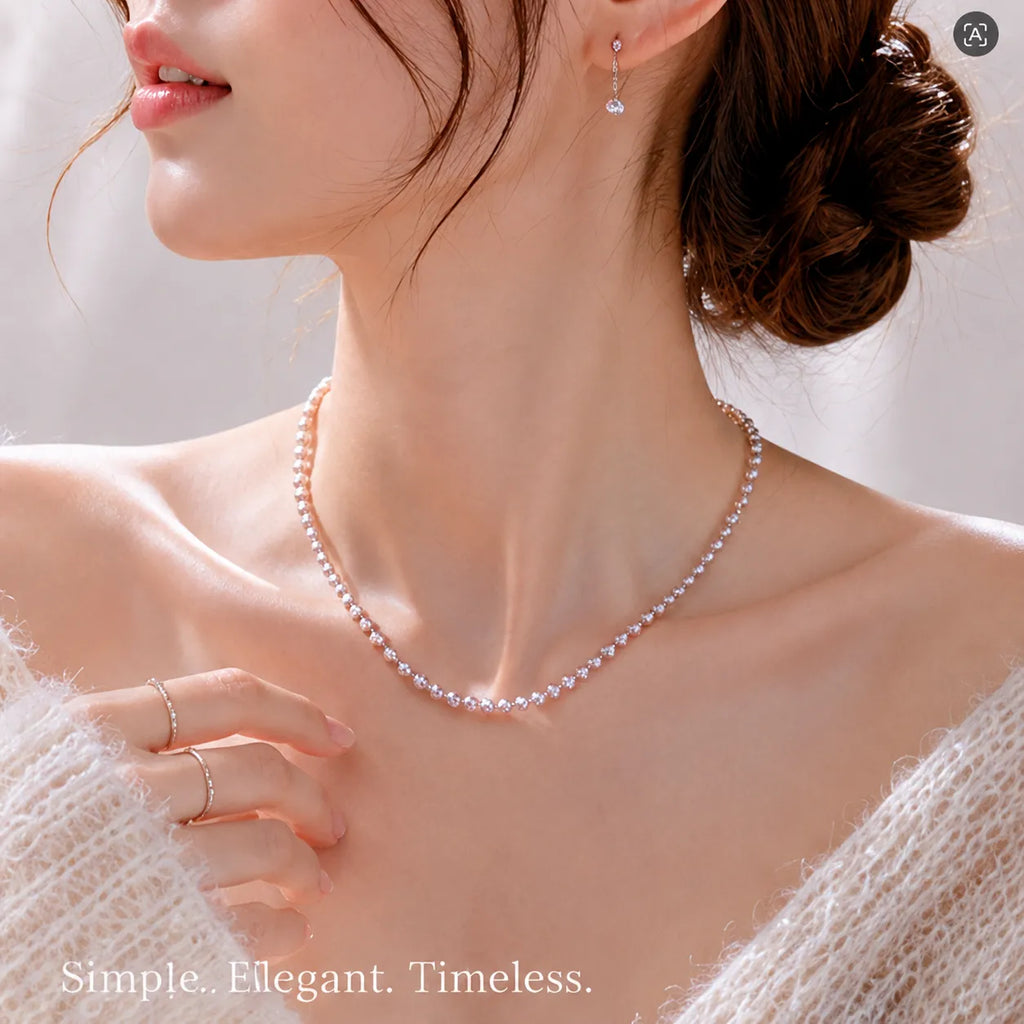 雾紫 baby珠 | Baby Pearl Necklace