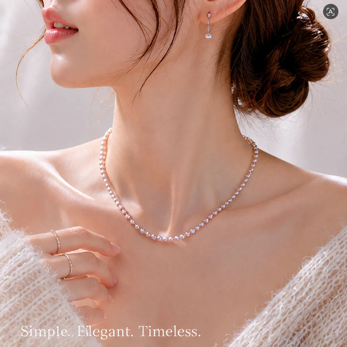 雾紫 baby珠 | Baby Pearl Necklace