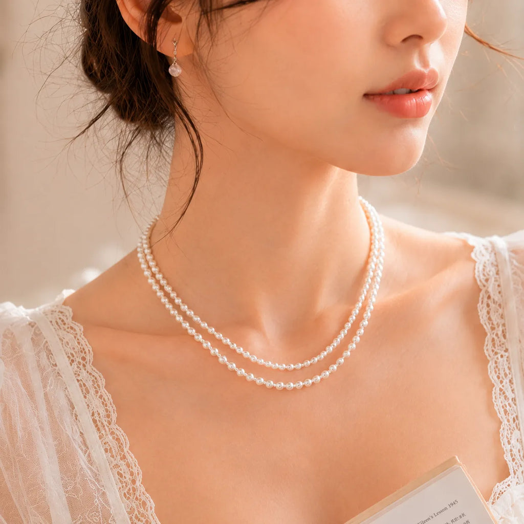 双层baby珠项链 | Signature Baby Pearl Necklace