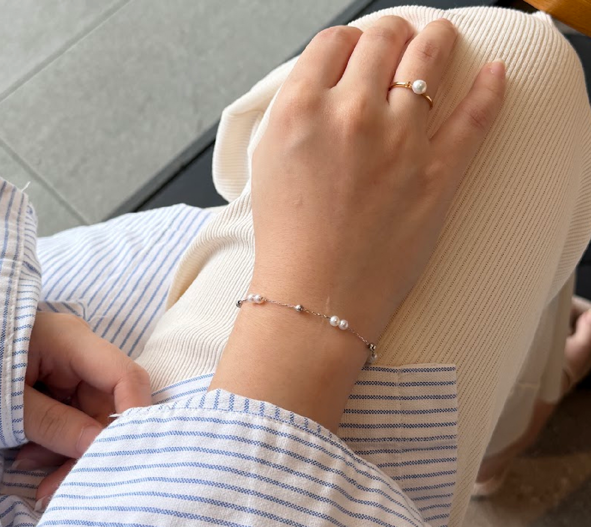 相伴 Along｜Baby Pearl Bracelet