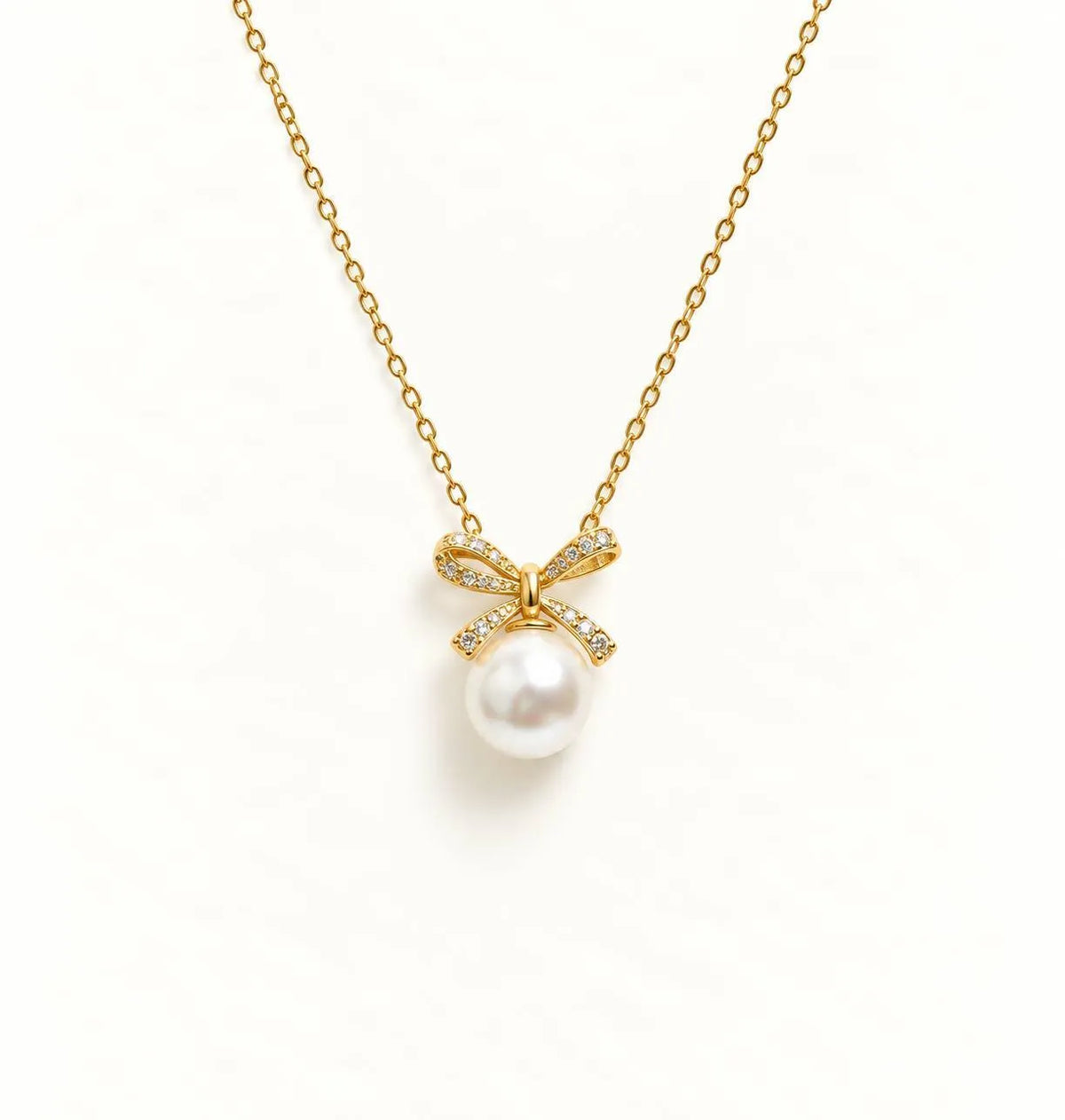 蝴蝶结吊坠 | Pearl Pendant