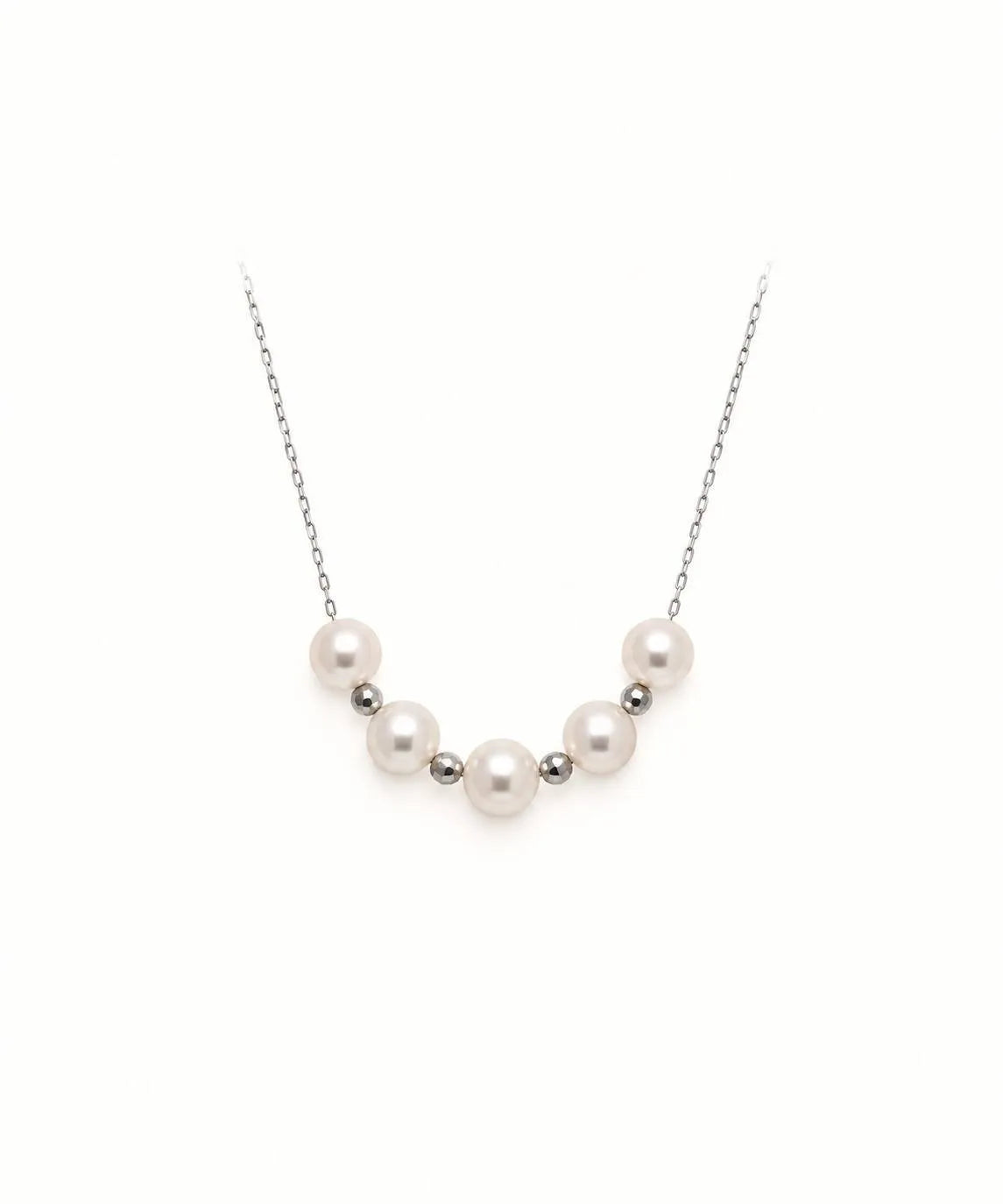 5珠微笑链｜Signature Smiley Pearl Pendant 6-7mm