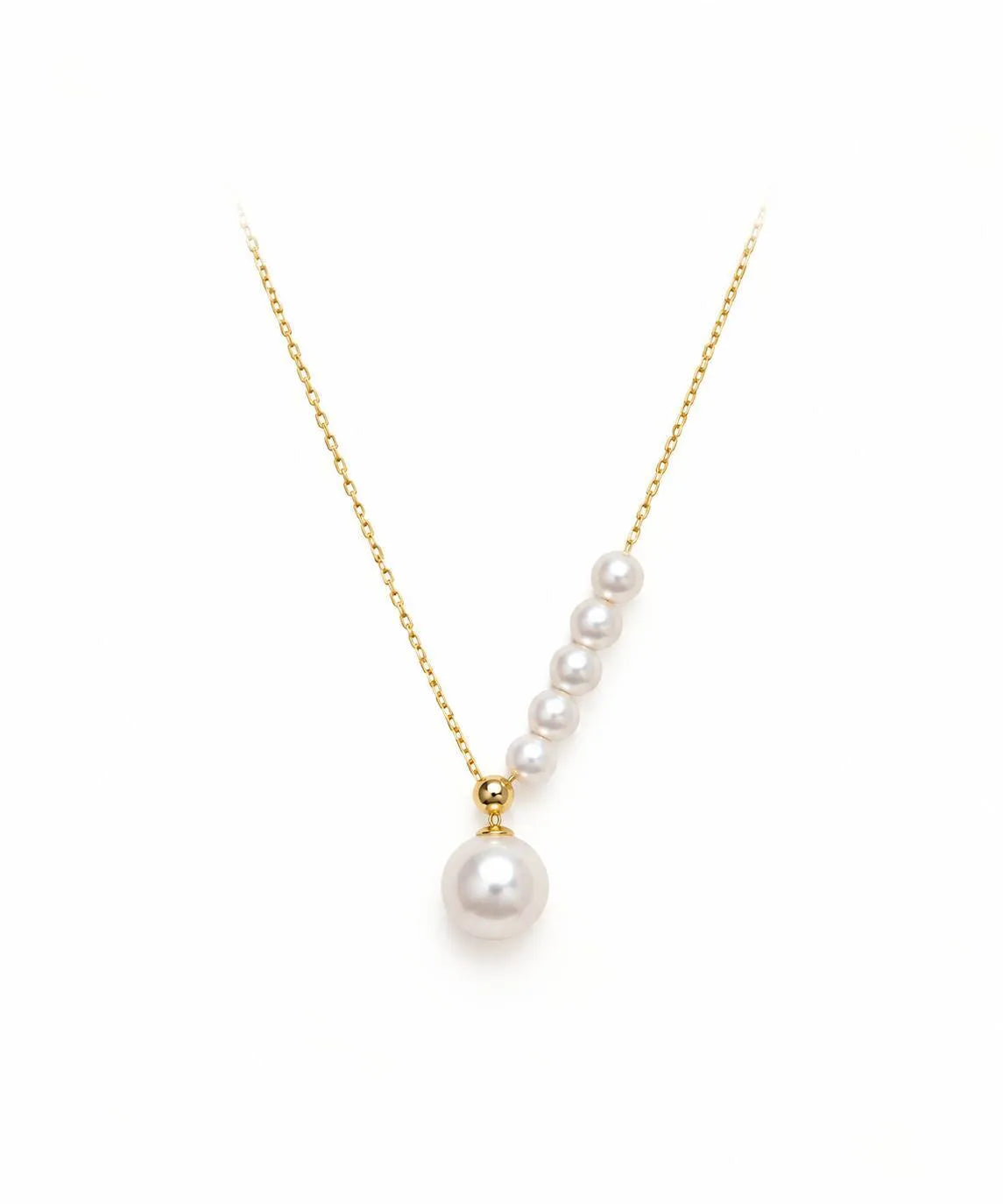 白珠5+1 Y字 链 | Signature Pearl Pendant