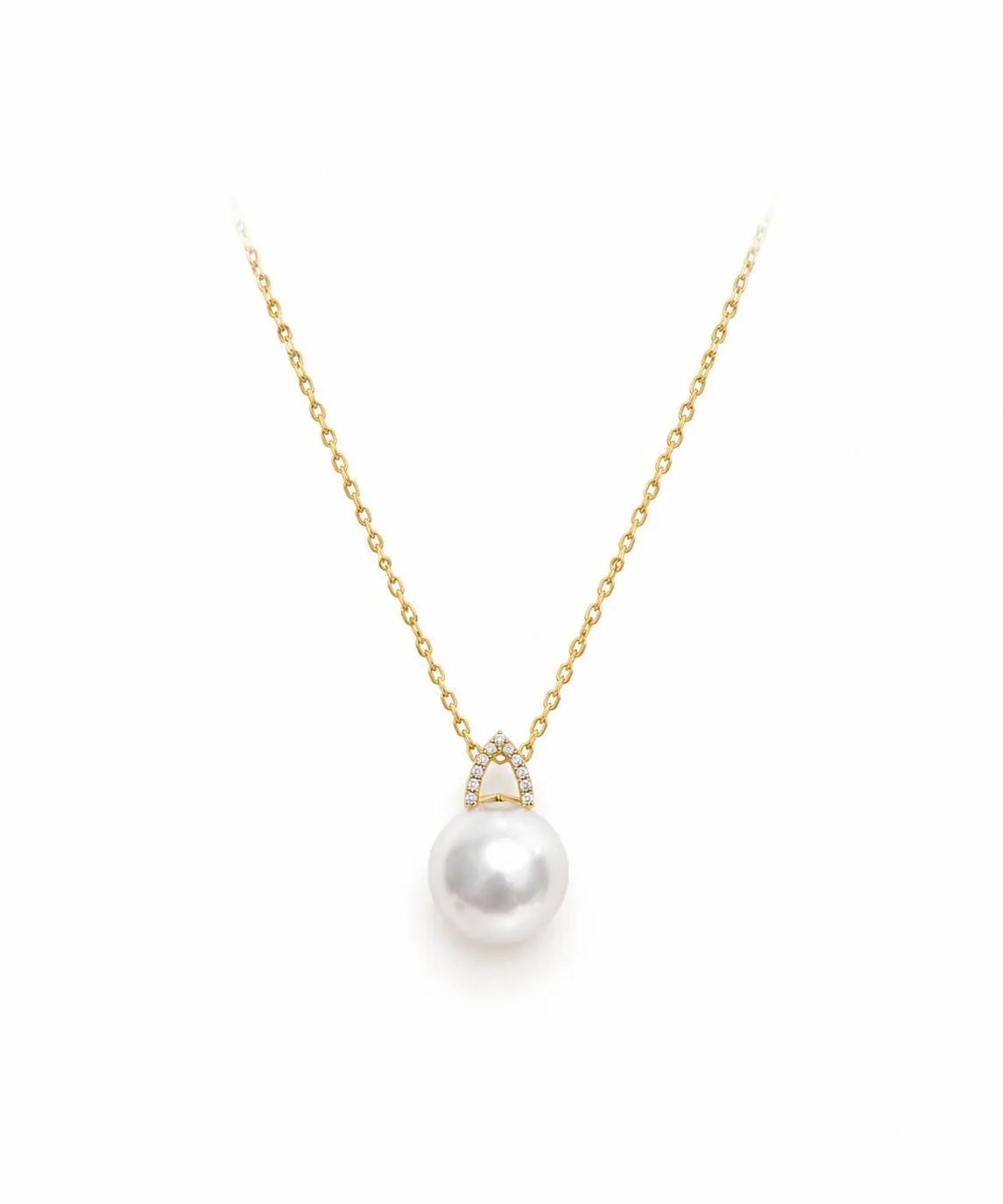 钻菱萦珠吊坠 | Signature Pearl Pendant