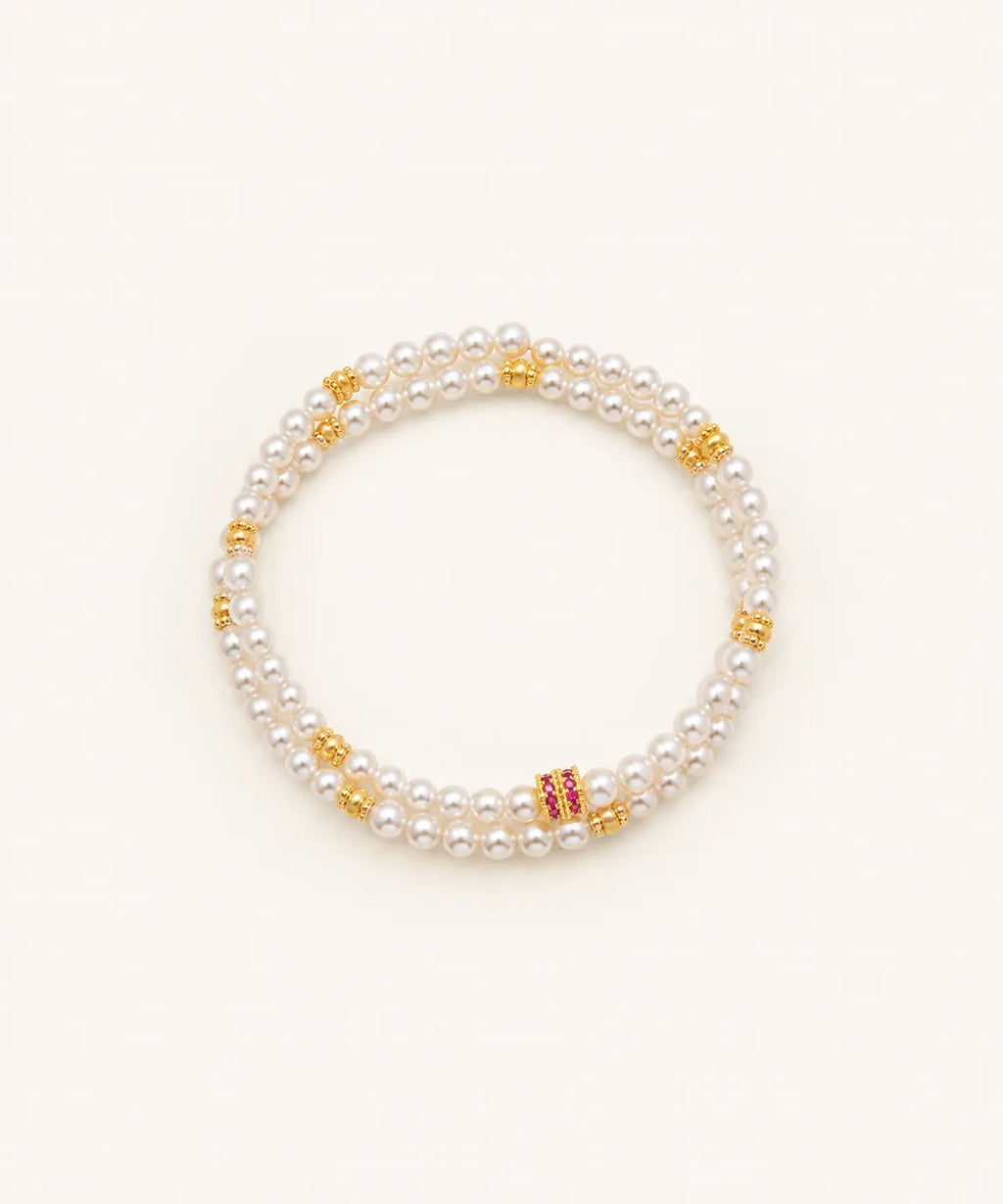 拾光Glow｜Baby Pearl Wrap Bracelet