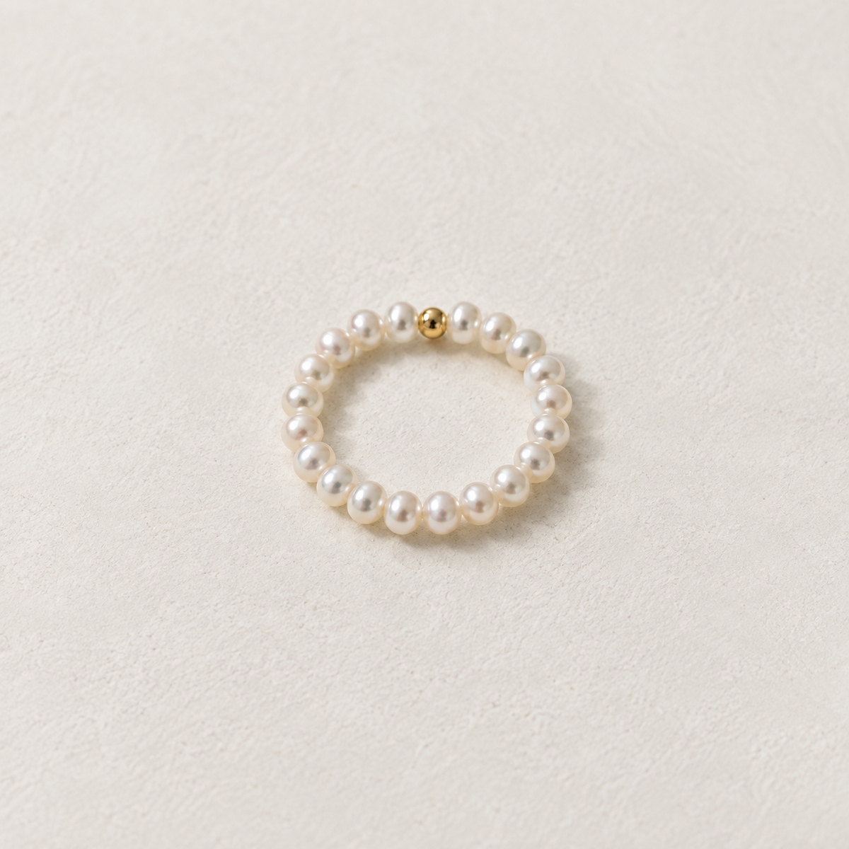 一点金 Gilt｜18K Gold Baby Pearl Ring