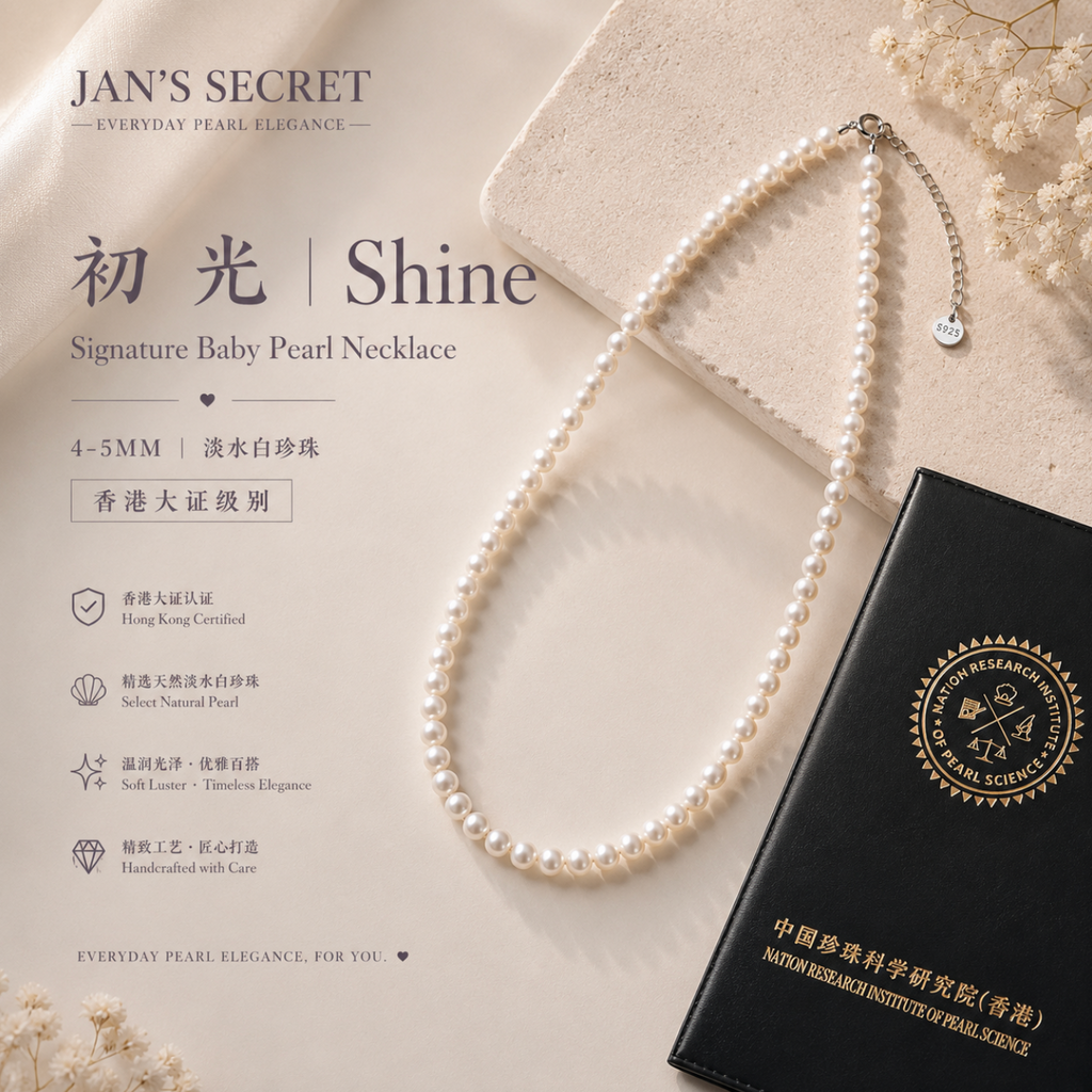 初光 Shine｜Signature Baby Pearl Necklace