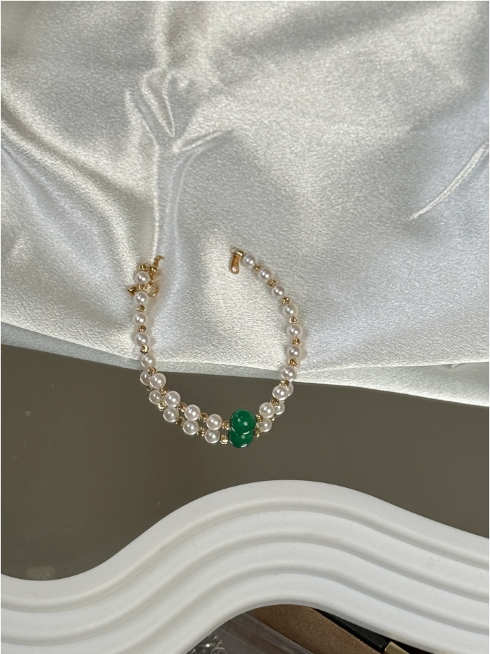 珍珠手链 | Pearl Bracelet 5-6mm
